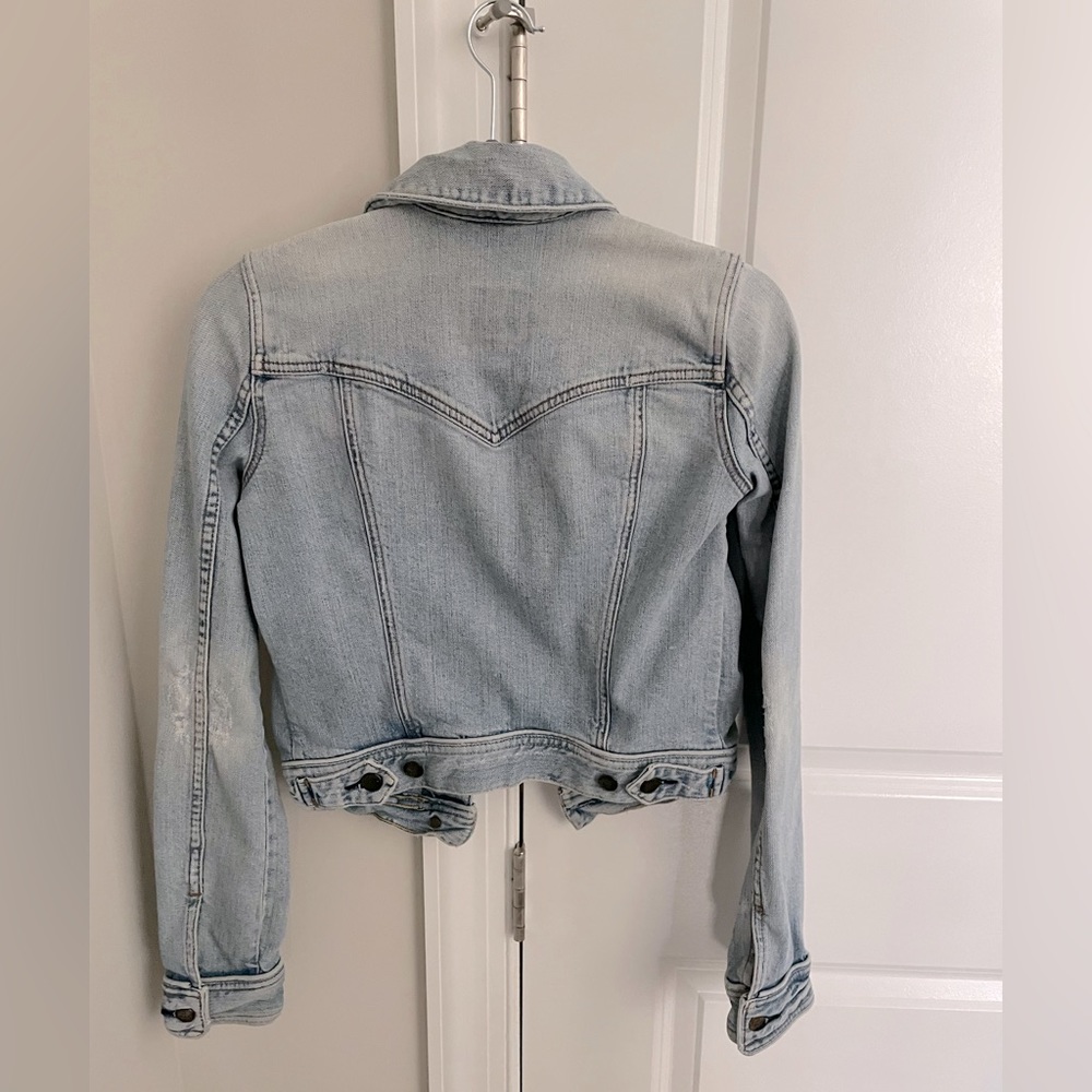 Abercrombie Women’s Denim Jean Jacket w/ Stretch | Size: Small - Picture 3 of 5